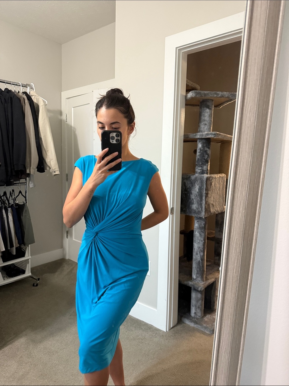 Lauren Ralph Lauren Turquoise Sheath Dress